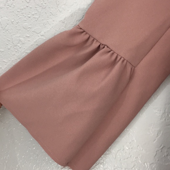 Blush Ruffle Crop Jacket - Picture 3 of 5